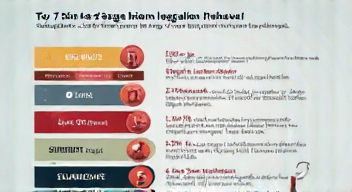 Das sind die Top 7 Schritte beim rechtlichen Vorgehen