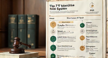 Das sind die Top 7 Schritte beim Rechtssystem