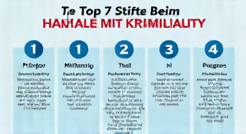 Das sind die Top 7 Schritte beim Umgang mit Kriminalität