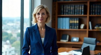 Ich bin Dr. Irmgard Jäger, Juristin und Expertin für Urheberrecht (2/10)