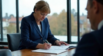 Politische Dimensionen des Wettbewerbs mit Angela Merkel (9/10)