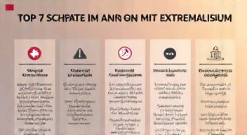 Das sind die Top 7 Schritte beim Umgang mit Extremismus