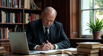 Ich bin Prof. Dr. Klaus Richter, Historiker (45 Jahre)