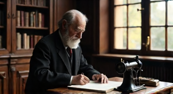 Ich bin Sigmund Freud (Vater der Psychoanalyse, 1856-1939)